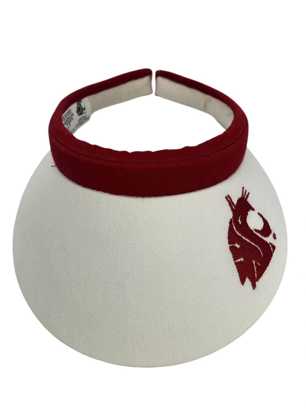 Vintage WSU Cougars Women's Sun Visor Washington State University Tennis Golf